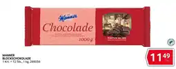Transgourmet Manner Blockschokolade Angebot