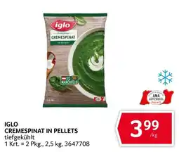 Transgourmet Iglo Cremespinat in Pellets Angebot