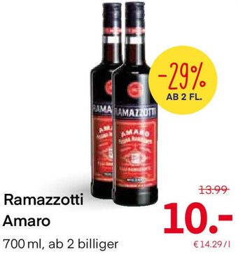 MPreis Ramazzotti Amaro 700ml Angebot