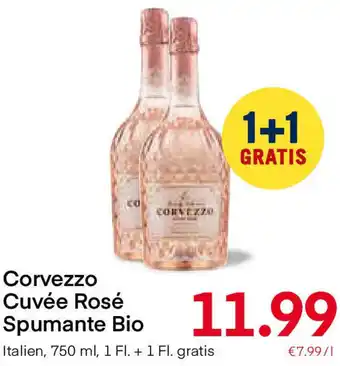 MPreis Corvezzo Cuvée Rosé Spumante Bio 750ml Angebot