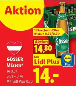 Lidl Gösser Märzen Angebot
