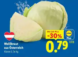 Lidl Weißkraut aus Österreich Angebot