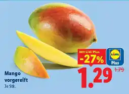 Lidl Mango vorgereift Angebot