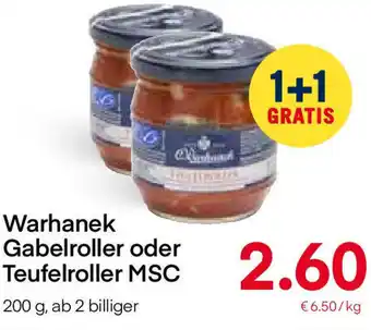 MPreis Warhanek Gabelroller Oder Teufelroller MSC 200g Angebot