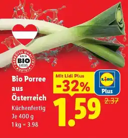 Lidl Bio Porree Angebot