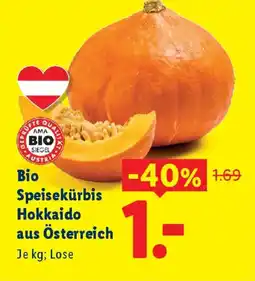 Lidl Bio Speisekürbis Hokkaido Angebot