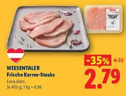 Lidl Wiesentaler Frische Karree-Steaks Angebot