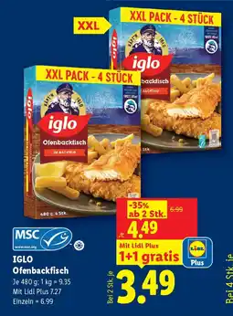 Lidl IGLO Ofenbackfisch Angebot