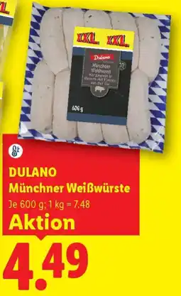Lidl Dulano Münchner Weißwürste Angebot