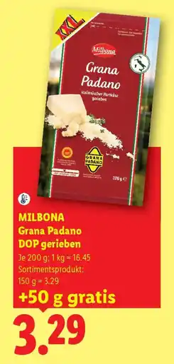Lidl Milbona Grana Padano Angebot