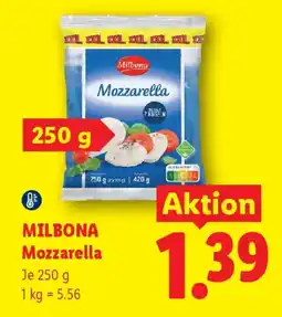 Lidl Milbona Mozzarella Angebot