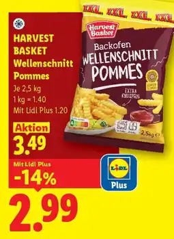 Lidl Harvest Basket Wellenschnitt Pommes Angebot