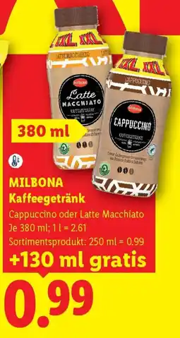Lidl Milbona Kaffeegetränk Angebot