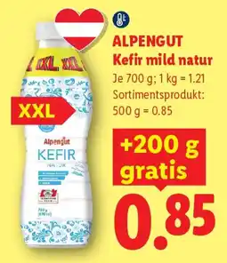 Lidl Alpengut Kefir mild natur Angebot