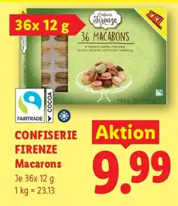 Lidl Confiserie Firenze Macarons Angebot