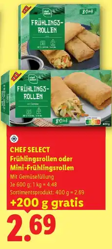 Lidl Chef Select Frühlingsrollen Angebot