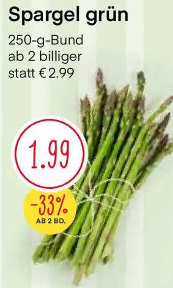 MPreis Spargel Grün 250g Angebot