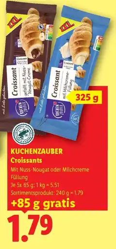 Lidl Kuchenzauber Croissants Angebot
