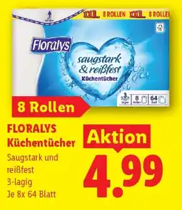 Lidl Floralys Küchentücher Angebot