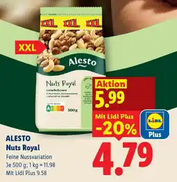 Lidl Alesto Nuts Royal Angebot
