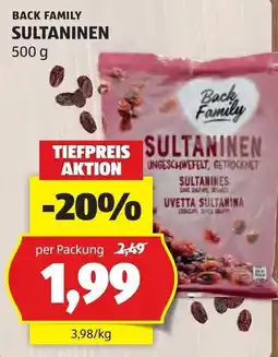 Hofer Back Family Sultanimen Angebot