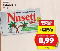 Hofer Nusett Kokosfett Angebot