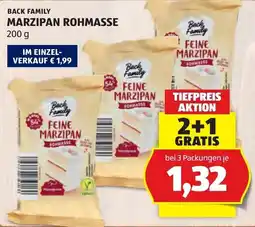 Hofer Back Family Feine Marzipan Rohmasse Angebot