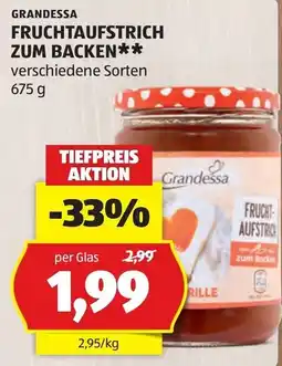 Hofer Grandessa Fruchtaufstrich zum Backen Angebot