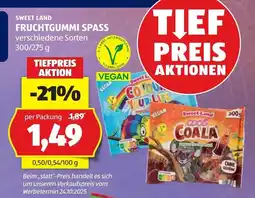 Hofer Sweet Land Fruchtgummi Spass Angebot