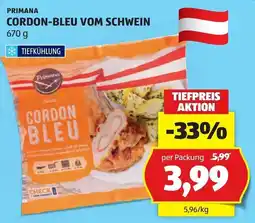 Hofer Primana Cordon-Bleu vom Schwein Angebot