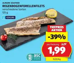 Hofer Almare Seafood Regenbogenforellenfilets Angebot