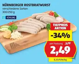 Hofer Nürnberger Rostbratwurst Angebot