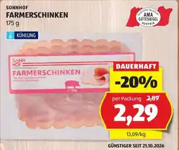 Hofer Sonnhof Farmerschinken Angebot