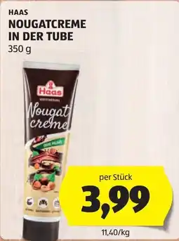 Hofer Haas Nougatcreme in der Tube Angebot