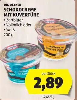 Hofer Dr. Oetker Schokocreme mit Kuvertüre Angebot