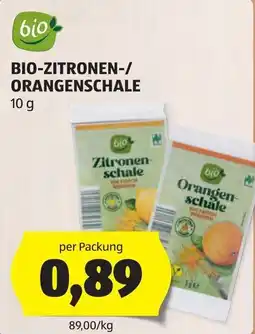 Hofer bio Zitronenschale / Orangenschale Angebot
