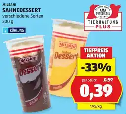 Hofer Milsani Sahne Dessert Angebot