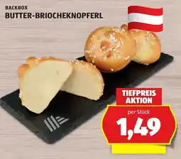 Hofer Backbox Butter-Brioche Knopferl Angebot