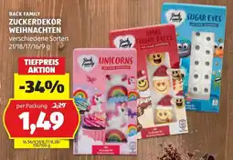 Hofer Back Family Zuckerdekor Weihnachten Angebot