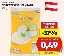 Hofer King's Crown Delikatesssauerkraut Angebot