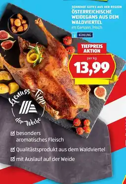 Hofer Österreichische Weidegans aus dem Waldviertel Angebot