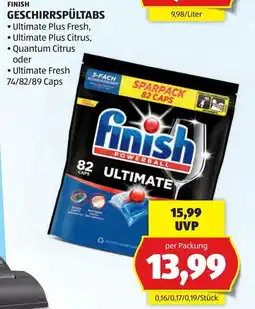 Hofer Finish Geschirrspültabs Ultimate Angebot