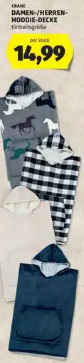 Hofer Crane Damen-/Herren-Hoddie-Decke Angebot