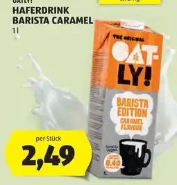 Hofer Oatly Haferdrink Barista Caramel Angebot