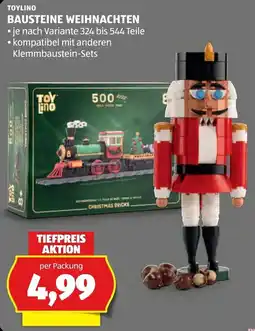 Hofer ToyLino Bausteine Weihnachten Angebot