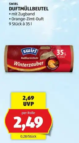 Hofer Swirl Duftmüllbeutel Angebot