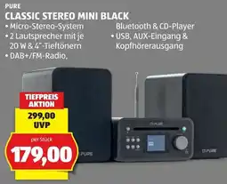 Hofer Pure Classic Stereo Mini Black Angebot