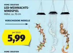 Hofer Home Creation LED-Weihnachts-Windspiel Angebot