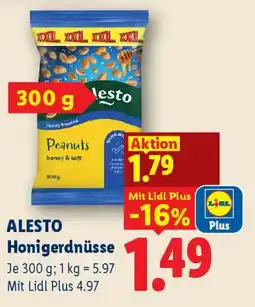 Lidl Alesto Honigerdnüsse Angebot