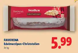Lidl Favorina Edelmarzipan-Christstollen Angebot